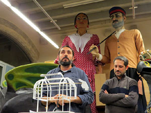 Monstrari de carrer. Inauguraci&oacute; de l'exposici&oacute; de figures de la imatgeria festiva popular de Nuxu Perpiny&agrave
