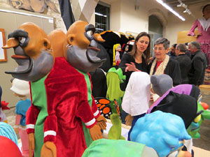 Monstrari de carrer. Inauguraci&oacute; de l'exposici&oacute; de figures de la imatgeria festiva popular de Nuxu Perpiny&agrave