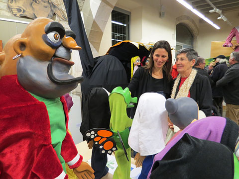 La sala d'exposicions durant la inauguraci&oacute;