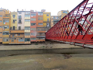 Nevada a Girona el 28 de febrer 2018