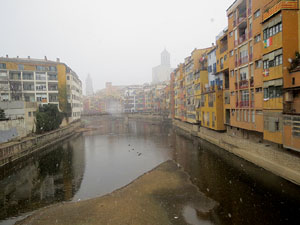 Nevada a Girona el 28 de febrer 2018