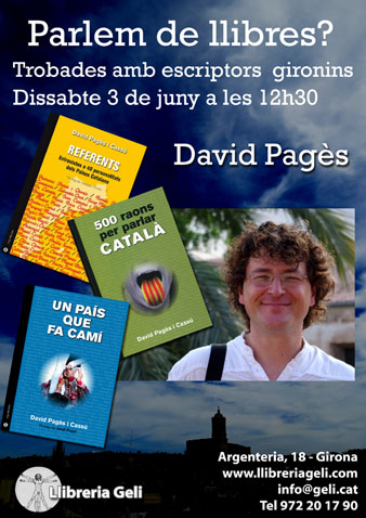 Cartell de l'esdeveniment amb David Pag&egrave;s