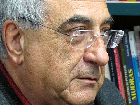 Joaquim Nadal i Farreras durant la trobada