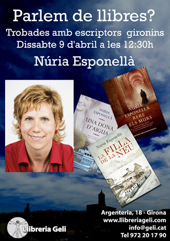 Cartell de l'esdeveniment amb N&uacute;ria Esponell&agrave;