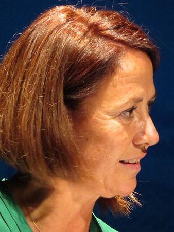 Marta Madrenas, alcaldessa de Girona, durant la seva intervenci&oacute;