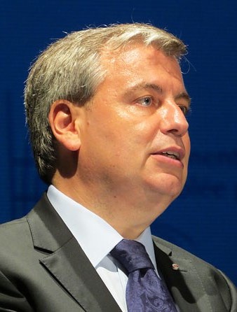 Jordi Xucl&agrave;, membre de la Comissi&oacute; de Cultura, Ci&egrave;ncia, Educaci&oacute; i Mitjans de Comunicaci&oacute; de l'Assemblea Parlament&agrave;ria del Consel d'Europa, durant la seva intervenci&oacute;