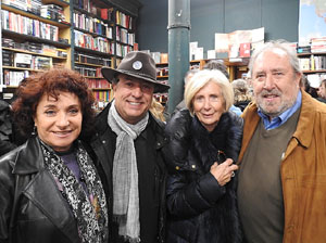 Llibreria Geli. Presentaci&oacute; de Cassoles de Girona d'Abraham Simon, amb Assumpci&oacute; Cantalozella i Enric Viladot