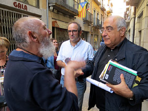 Llibreria Geli. Presentaci&oacute; de La cuina medieval i renaixentista. Moros, jueus i cristians, de Jaume F&agrave;brega, amb Joaquim Nadal i Abraham Simon