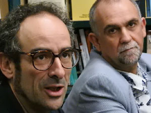 Presentaci&oacute; 'Un any a la cuina' d'Enric Herce a la Llibreria Geli de Girona, amb Salvador Garcia-Arb&oacute;s i una cassola d'Abraham Simon