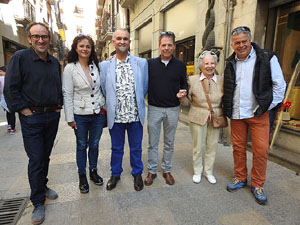 Presentaci&oacute; 'Un any a la cuina' d'Enric Herce a la Llibreria Geli de Girona, amb Salvador Garcia-Arb&oacute;s i una cassola d'Abraham Simon