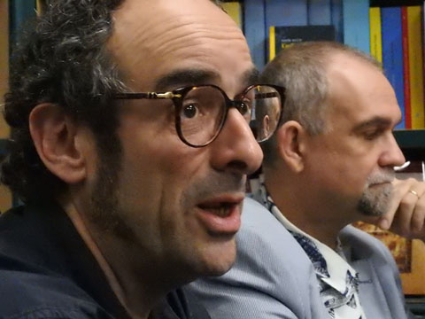 Salvador Garcia-Arb&oacute;s i Enric Herce durant la presentaci&oacute;