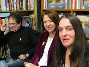 Presentaci&oacute; del llibre 'Esquitxos de l'Onyar' amb poemes de Dolors Vilamitjana i fotografies de Josep Burset, a la Llibreria Geli