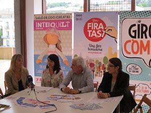 Presentaci&oacute; de les Firatast, Interquilt i Girocomic, que tindran lloc a Fira de Girona