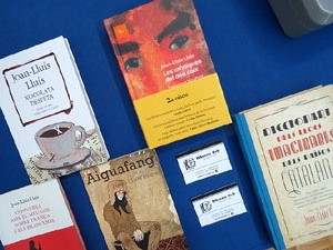 Llibreria Geli. Presentaci&oacute; del llibre El navegant, de Joan-Llu&iacute;s Llu&iacute;s, amb Josep Dom&egrave;nech Ponsat&iacute; i Xavier Del&ograve;s