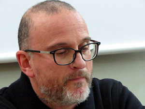 Llibreria Geli. Presentaci&oacute; del llibre El navegant, de Joan-Llu&iacute;s Llu&iacute;s, amb Josep Dom&egrave;nech Ponsat&iacute; i Xavier Del&ograve;s