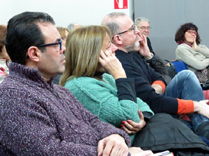 Llibreria Geli. Presentaci&oacute; del llibre El navegant, de Joan-Llu&iacute;s Llu&iacute;s, amb Josep Dom&egrave;nech Ponsat&iacute; i Xavier Del&ograve;s