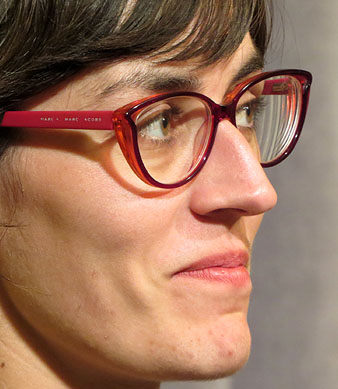 Andrea Zayas durant la presentaci&oacute;