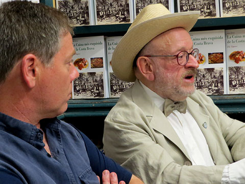 Jaume F&agrave;brega i Abraham Simon durant la presentaci&oacute;
