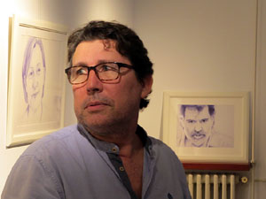 Exposici&oacute; 'El proc&eacute;s a punta de Bic', dibuixos de Jordi Magri&agrave; a la Casa de Cultura de Girona