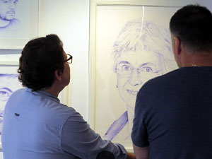 Exposici&oacute; 'El proc&eacute;s a punta de Bic', dibuixos de Jordi Magri&agrave; a la Casa de Cultura de Girona