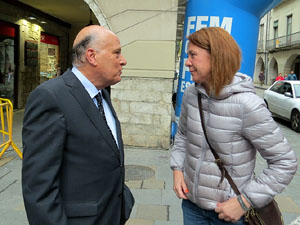 Rebuda de l'Spar Citylift Girona a la Sala de Plens de l'Ajuntament i a la pla&ccedil;a del Vi