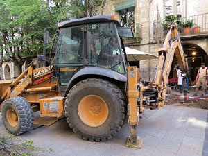 Renovaci&oacute; de til&middot;lers a la Rambla de la Llibertat. Plantat de nous exemplars