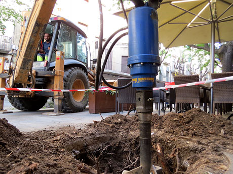 Renovaci&oacute; de til&middot;lers a la Rambla de la Llibertat