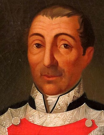 Detall d'un retrat d'&Aacute;lvarez de Castro