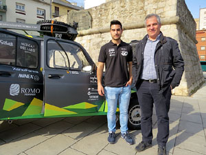 Presentaci&oacute; del vehicle que participa a l'Uniraid amb Manel Alcal&agrave; i Xavier Guitart