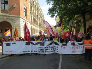 Manifestaci&oacute; de l'1 de maig de 2022