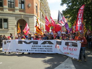 Manifestaci&oacute; de l'1 de maig de 2022