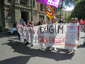 Manifestaci&oacute; de l'1 de maig de 2022