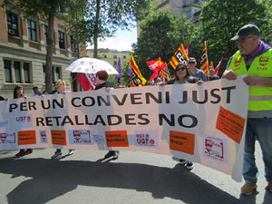 Manifestaci&oacute; de l'1 de maig de 2022