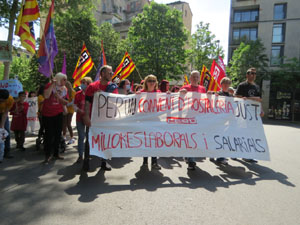 Manifestaci&oacute; de l'1 de maig de 2022