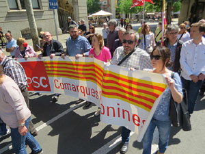 Manifestaci&oacute; de l'1 de maig de 2022