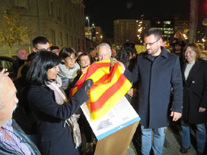 Homenatge detinguts per organitzar una de les primeres comissions obreres a la f&agrave;brica Torras Hostench