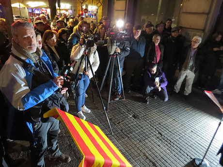 Homenatge detinguts per organitzar una de les primeres comissions obreres a la f&agrave;brica Torras-Hostench