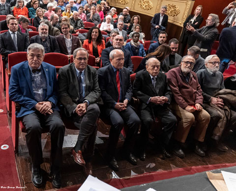 Primera fila de la platea del Teatre Municipal