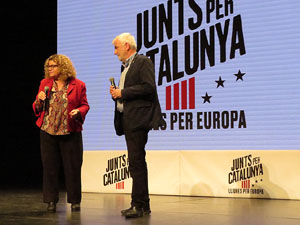 Acte central de campanya de JuntsxCat al Teatre Municipal