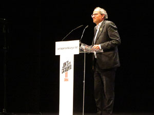 Acte central de campanya de JuntsxCat al Teatre Municipal