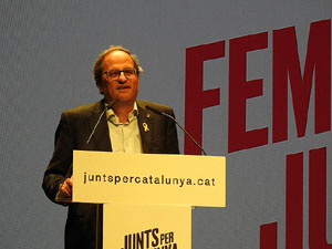 Acte central de campanya de JuntsxCat al Teatre Municipal
