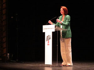 Acte central de campanya de JuntsxCat al Teatre Municipal
