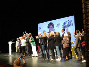 Acte central de campanya de JuntsxCat al Teatre Municipal