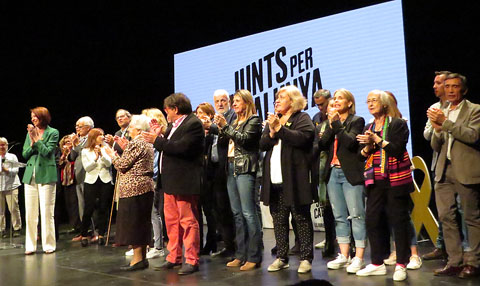 Cloenda de l'acte al Teatre Municipal