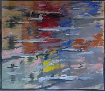 Estudis de colors per al projecte Cases del riu. 1983. Ceres, aquarel&middot;les i pastel sobre paper