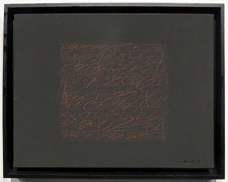 Red letters. 1999. Acr&iacute;lic sobre tela