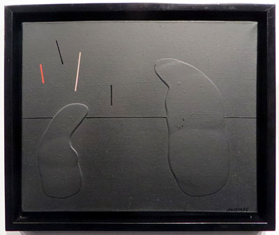 La nit en el pont. 1985. Acr&iacute;lic sobre tela