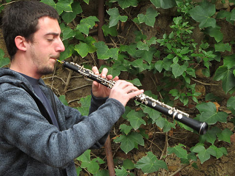 Actuaci&oacute; musical d' Albert Madrenys Planas