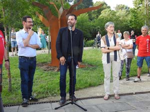 Inauguraci&oacute; de l'escultura 'Arbre' de Max Var&eacute;s