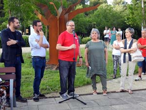 Inauguraci&oacute; de l'escultura 'Arbre' de Max Var&eacute;s